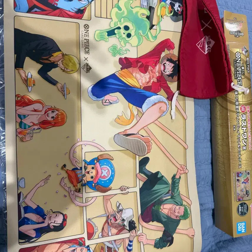 [BUNJANG] One Piece Card Game Last One Prize Goods Playmat &amp; Mat Case / 원피스 카드게임 라스트원상 굿즈 플레이매트 &amp; 매트 케이스