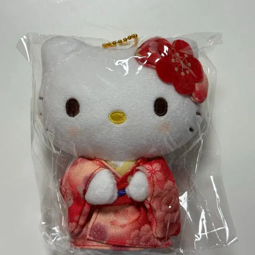 [BUNJANG] Hello Kitty Red Kimono Keyring / 헬로키티 빨강 기모노 키링