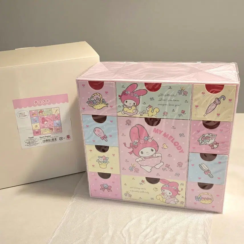 [BUNJANG] Sanrio My Melody Classic Drawer Chest / 산리오 마이멜로디 고전 서랍장