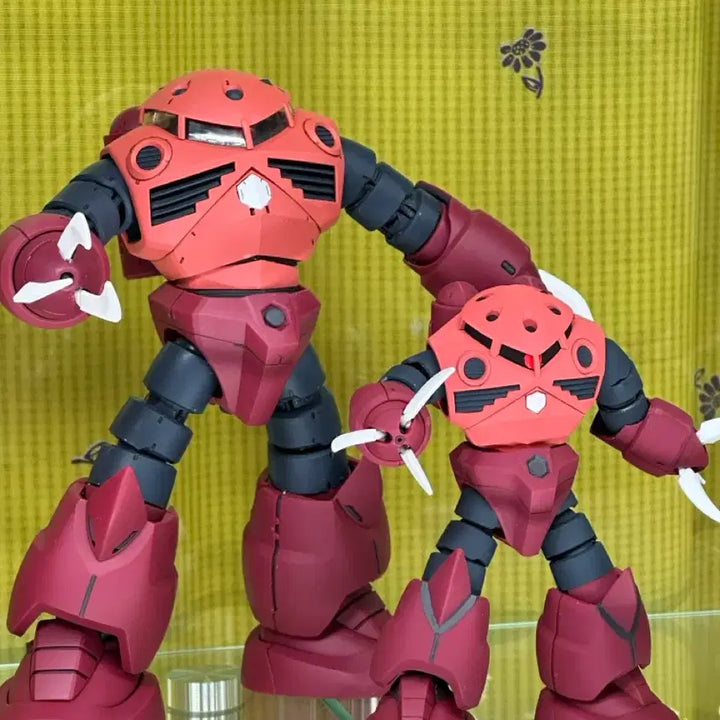 [BUNJANG] Master Grade Zaku - Painted Model Set (3 units) / 1/100, 1/144, 1/200 샤아 즈고크 도색작 무광마감 3체 일괄