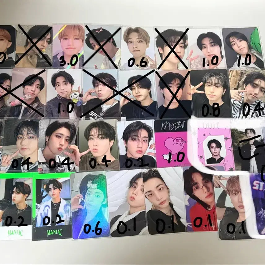 [BUNJANG] Stray Kids Lee Know &amp; Han Photocard / 스트레이키즈 포카 (리노<한)