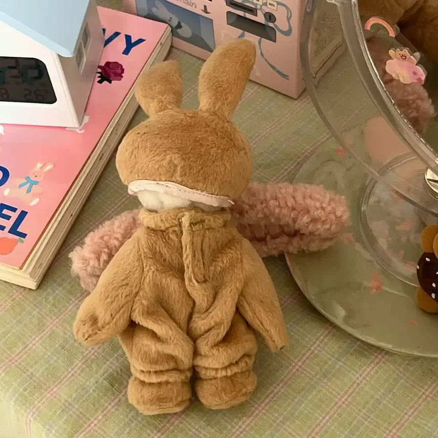 [BUNJANG] We Bare Bears Vintage Bear Plush Toy (Rabbit Outfit) / 위베어빌리지 빈티지 곰인형 토끼옷