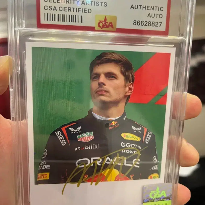 [BUNJANG] Max Verstappen Signed Photocard with CSA Certified Case / F1 막스 베르스타펜 친필싸인 포토카드  | CSA 인증 케이스 포함 | 소장용 최상급
