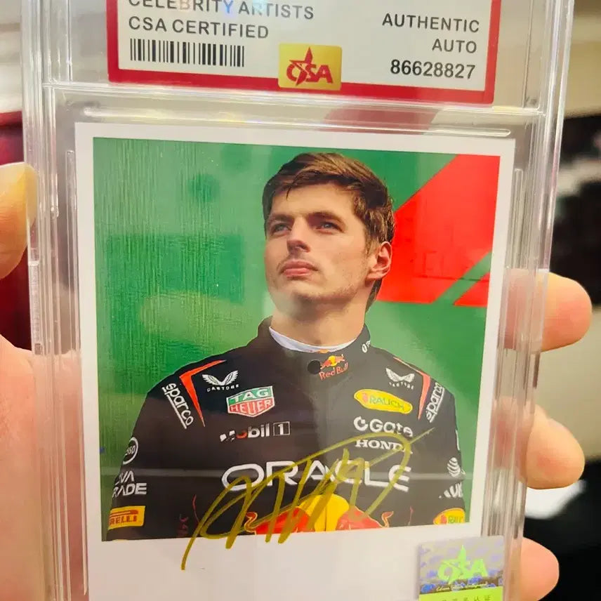 [BUNJANG] Max Verstappen Signed Photocard with CSA Certified Case / F1 막스 베르스타펜 친필싸인 포토카드  | CSA 인증 케이스 포함 | 소장용 최상급
