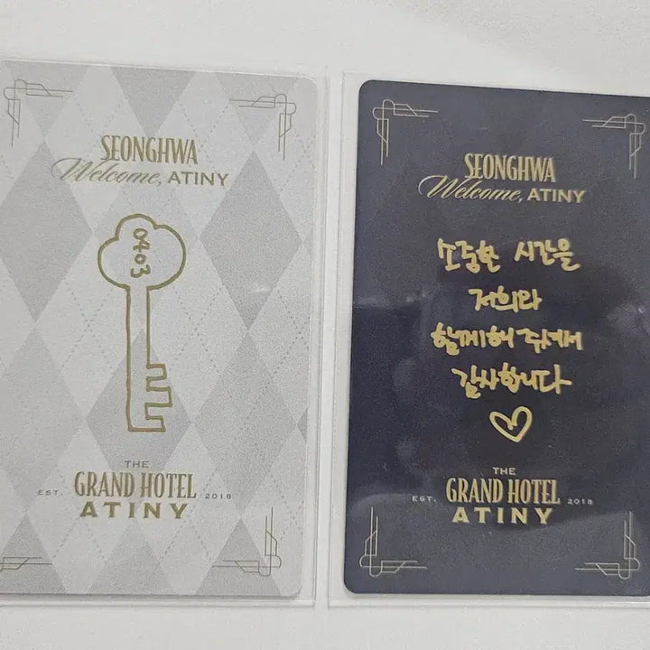 [BUNJANG] ATEEZ Seonghwa 6th Gen Membership Kit Photocard Set / 에이티즈 성화 6기 멤버쉽 키트 포카 박성화