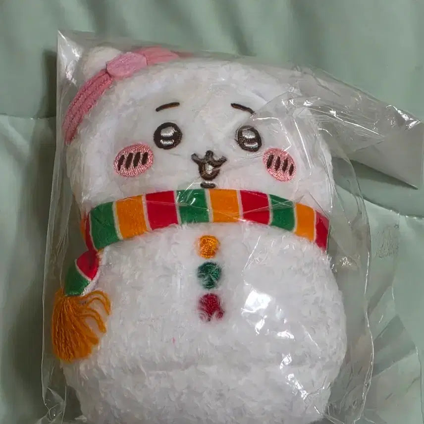 [BUNJANG] Chiikawa Snowman Charm / 치이카와 세븐일레븐 눈사람 키링