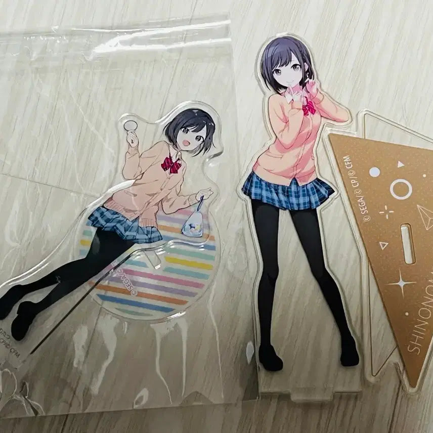 [BUNJANG] Project Sekai Shinonome Ena Kamishiro Uniform Acrylic Stand Bundle Set / 프세카 시노노메 에나 카미고+교복 아크릴 일괄