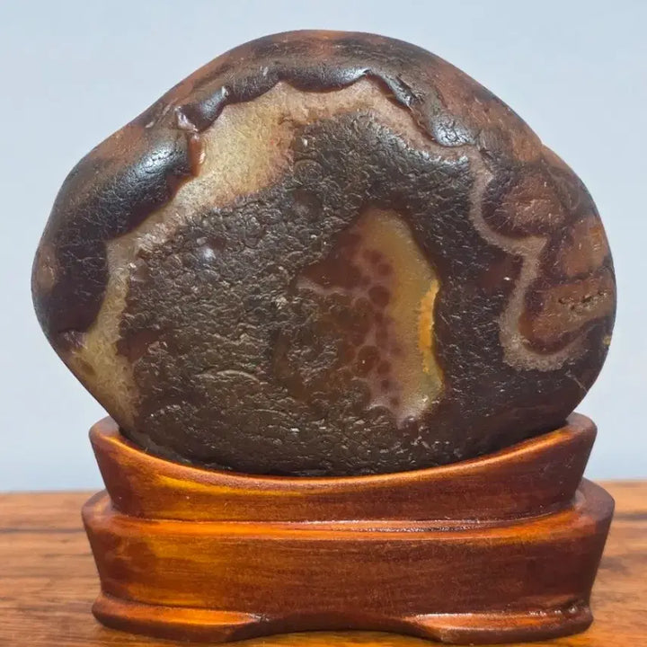 [BUNJANG] Polished Agate Stone Mineral Display / 26072805 좋은 에너지를 주는 영롱한 마노석 광물 수석 팝니다