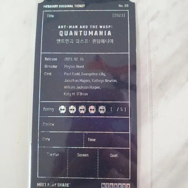 [BUNJANG] Ant-Man Megabox Special Ticket / 오티 메가박스 앤트맨