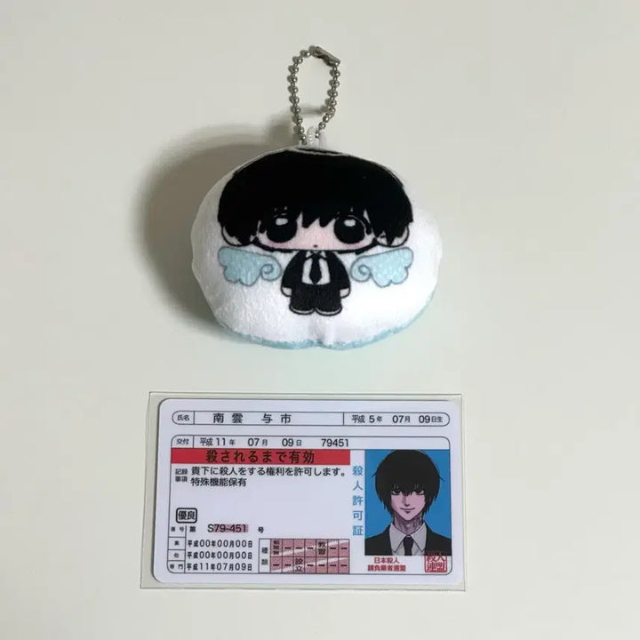 [BUNJANG] Sakamoto Days Nagumo Cushion Keyring &amp; Salyeon Card Bundle / 사카모토데이즈 사카데이 나구모 살연카드 천사구모 쿠션키링 7님 칠님 비공굿 일괄