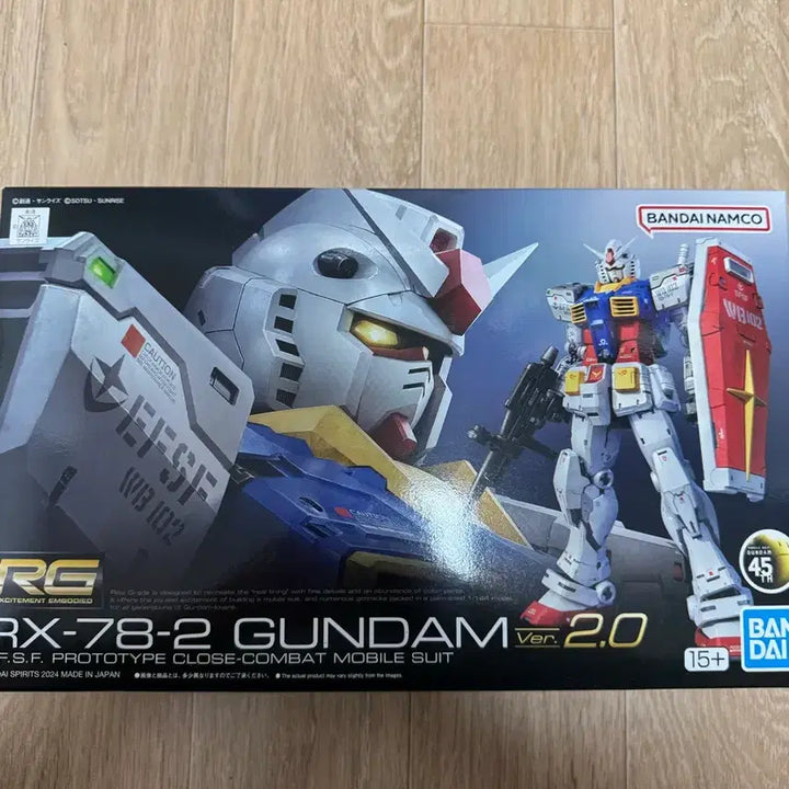 [BUNJANG] Bandai Namco RG RX-78-2 Gundam Ver. 2.0 (Improved Head) / (헤드개선판) 반다이남코 RG 건담 RX-78-2 Ver.2.