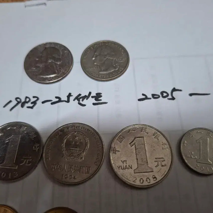 [BUNJANG] Mixed Foreign Coin Bundle Set / 외국 동전 세트 일괄 팝니다.