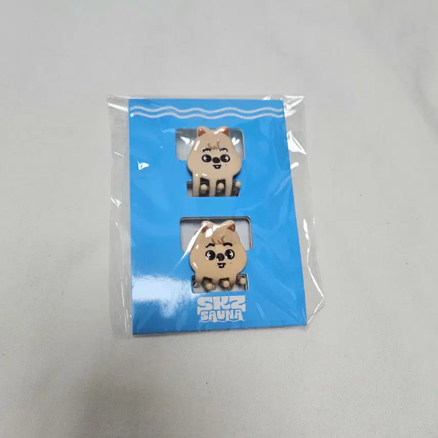 [BUNJANG] Stray Kids HAN Han Quokka Skzoo Mini Hair Clip Japan Popup MD Goods / [미개봉] 스트레이키즈 한 한쿼카 스키주 미니 헤어 클립 집게 핀 일본 사우나 팝업 엠디 굿즈 jyp japan 2025 popup