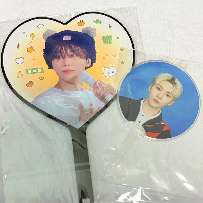 [BUNJANG] SEVENTEEN Seungkwan Sealed Mini Heart Pouch &amp; Caratland Lucky Draw / 세븐틴 승관 미개봉 미니하트우치와 캐럿랜드 럭키드로우
