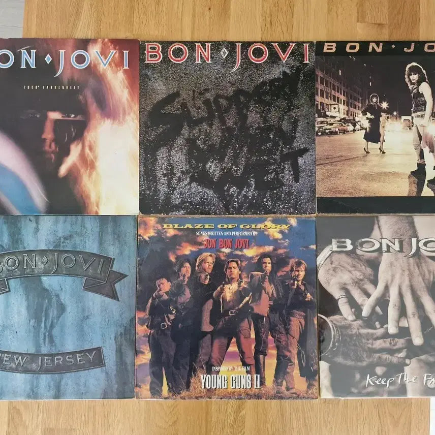 [BUNJANG] Bon Jovi LP Collection Bundle Set / [B] Bon Jovi LP 6종 일괄