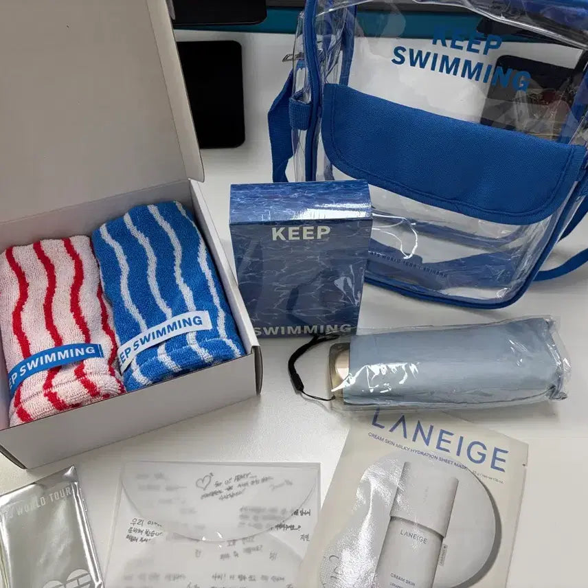 [BUNJANG] BTS KEEP SWIMMING Goods Set / BTS 기프트 KEEP SWIMMING 굿즈 세트