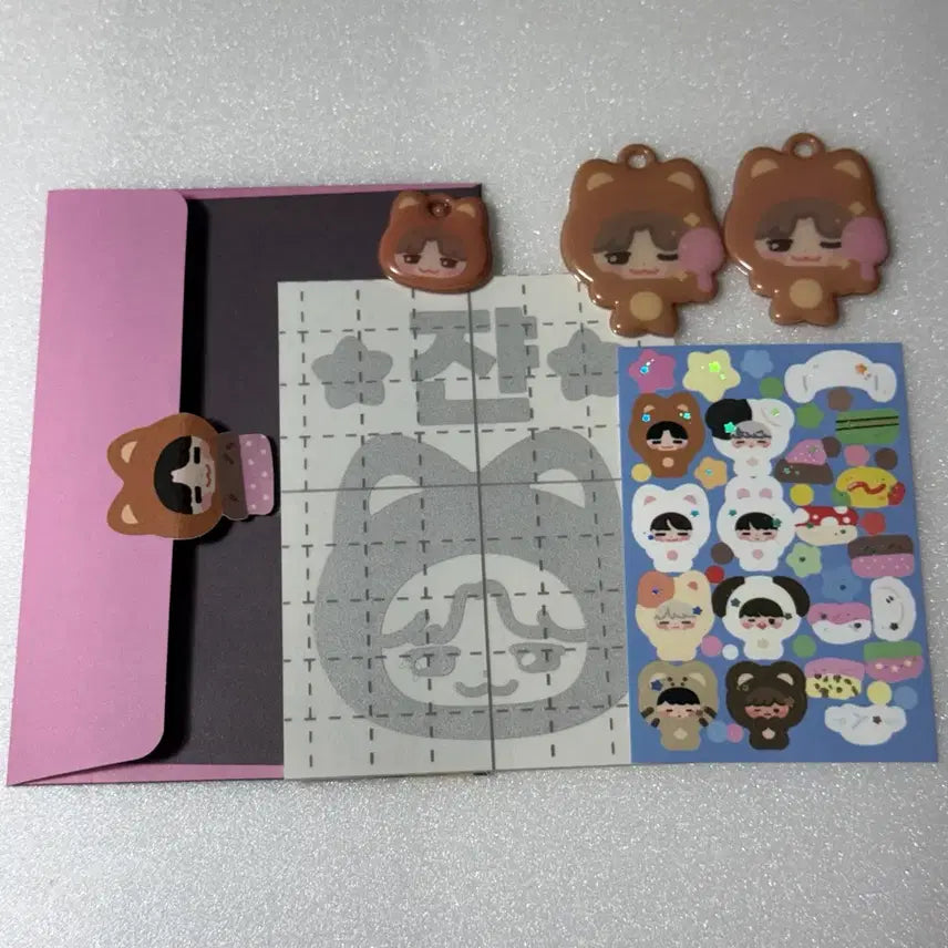 [BUNJANG] NCT Johnny VANS Mini Holer Sticker Bundle Set / 엔시티 쟈니 다님 반스 반사스티커 말랑키링 스티커 양도