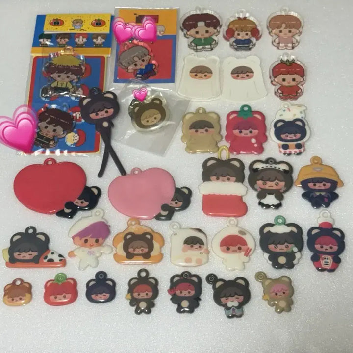 [BUNJANG] NCT Haechan Bundle Set Acrylic Keyring / (일괄)엔시티 해찬 다님 말랑키링 아크릴키링 토마토효기 감자효기 롱효기 유령해찬 양도