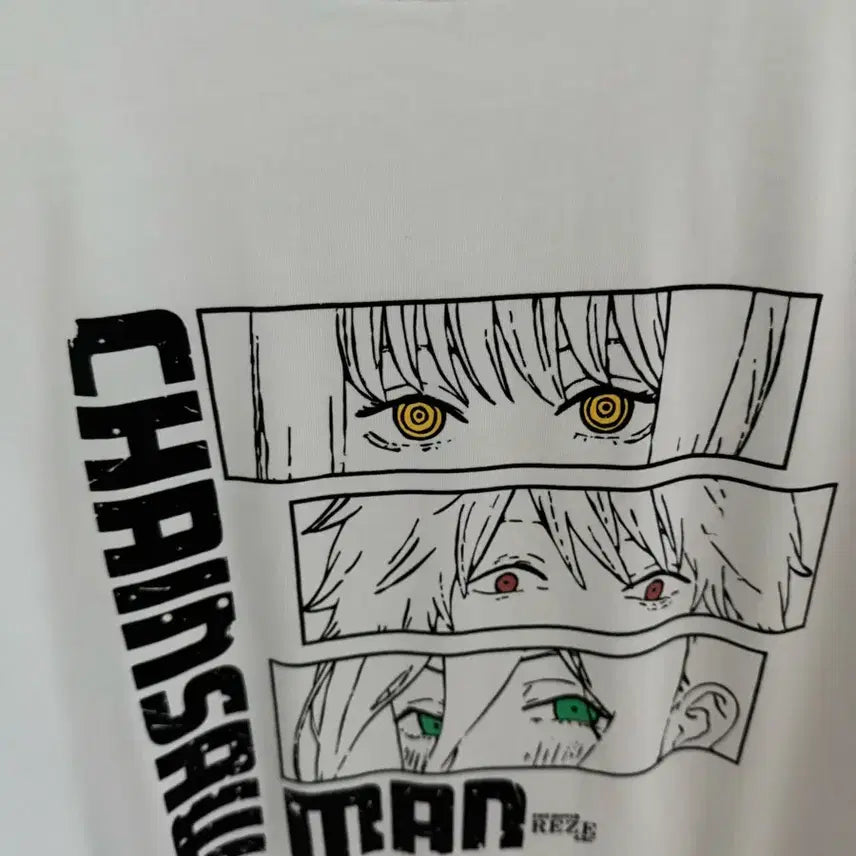 [BUNJANG] Chainsaw Man Rezephen Crunchroll Official Pop-Up T-Shirt / 체인소맨 레제편 크런치롤 공식 팝업 티셔츠 (1회 실착)