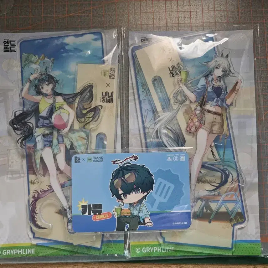 [BUNJANG] Arknights Endfield Collaboration Acrylic Stand + Redeem Code Card / 명일방주 엔드필드 콜라보 아크릴스탠드+리딤코드카드