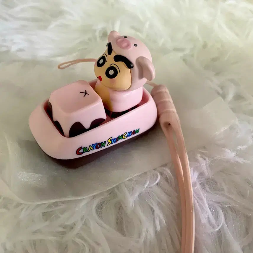 [BUNJANG] Crayon Shin-chan Pig Keycap / 짱구 돼지키캡