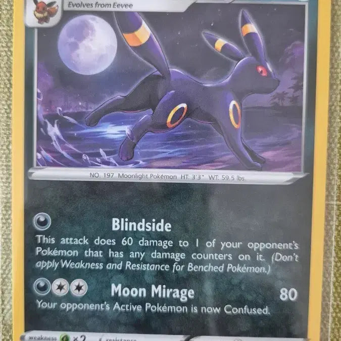 [BUNJANG] Pokemon Card Blacky 009/015 / [포켓몬카드 북미] 블래키 009/015