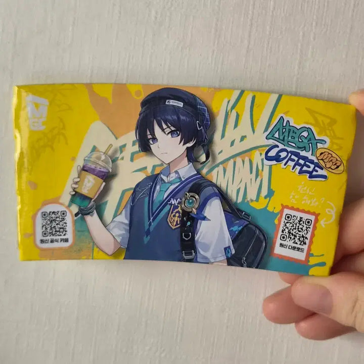 [BUNJANG] Genshin Impact Wanderer Megacoffee Collaboration Cup Holder / 원신 방랑자 메가커피 콜라보 컵홀더