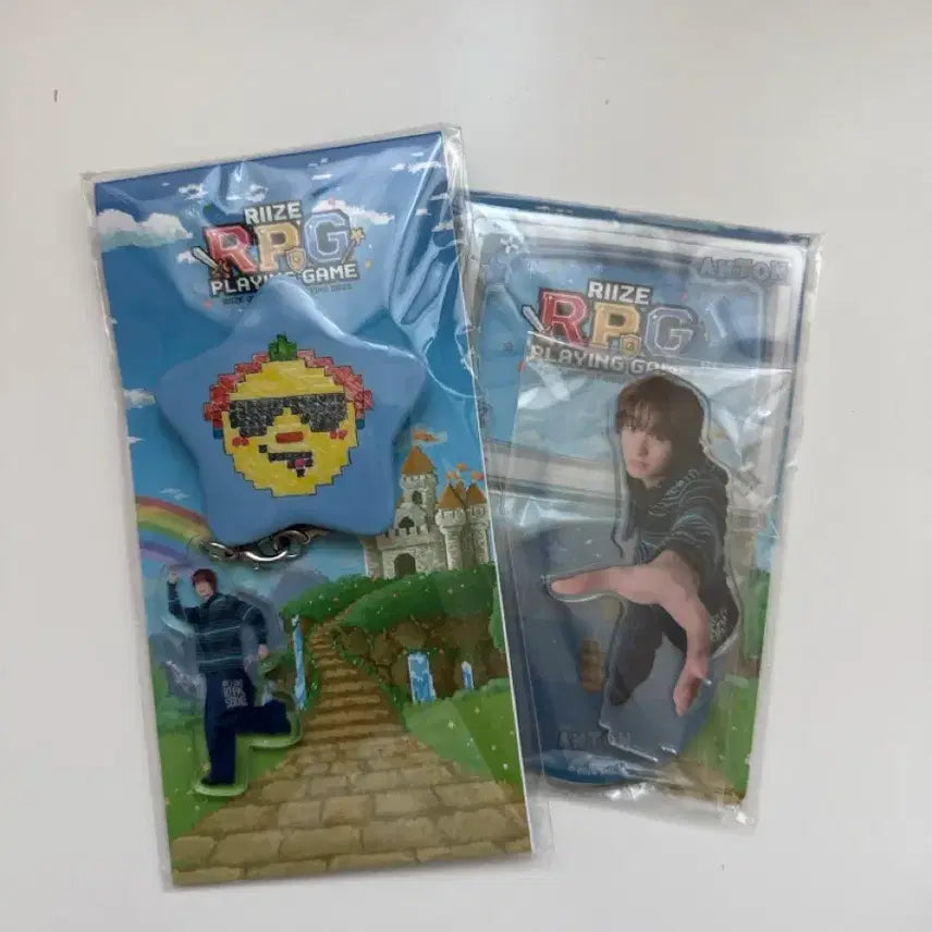 [BUNJANG] RIIZE Japan Fanmeeting RPG Acrylic Keychain &amp; Can Badge Bundle Set (Anton) / 라이즈 일본 RPG 팬미팅 엠디 캔뱃지 아크릴 키링 ,아크릴 일괄 앤톤