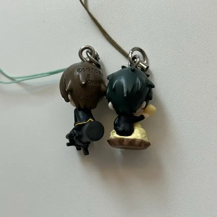 [BUNJANG] Gintama Okita Hijikata Mini Figure Keychain Set / 일괄) 은혼 소고 히지카타 미니 피규어 키링 고전 굿즈 마요네즈