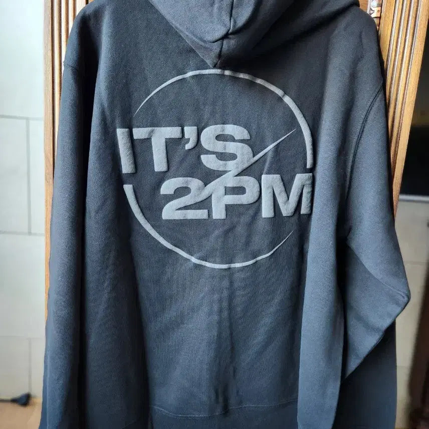 [BUNJANG] 2PM Japan Logo Embroidered Hoodie (Black, Size M) / 2pm일본궂즈