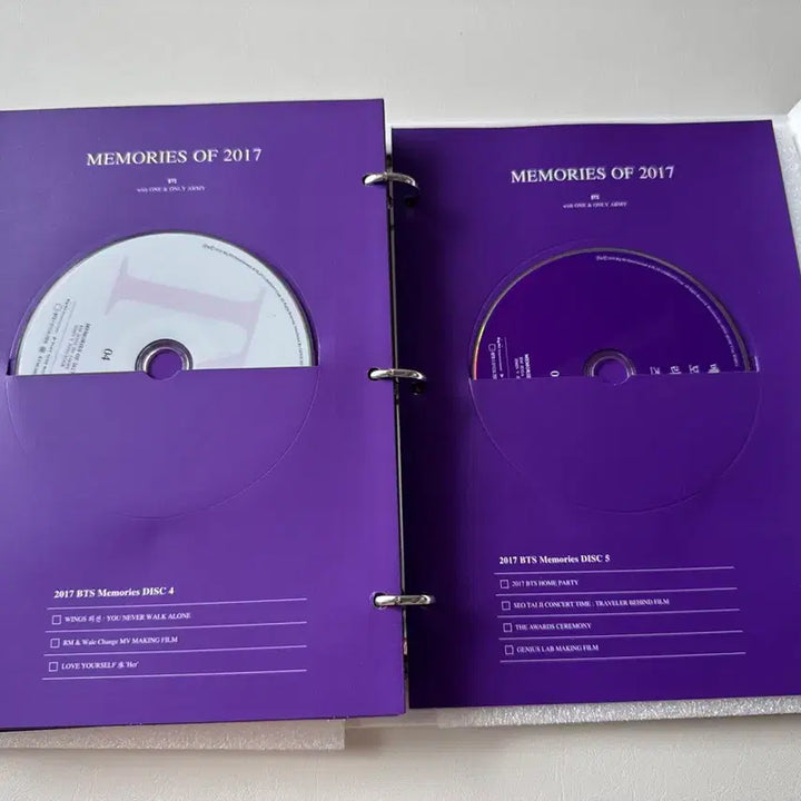 [BUNJANG] BTS Memories 2017 DVD Full Set (Excluding Photocard) / BTS 메모리즈 2017 DVD 포카제외 풀구성
