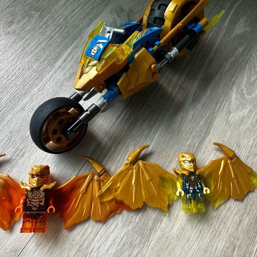 [BUNJANG] LEGO Ninjago Gold Dragon Bike with 2 Minifigures Set / 레고 닌자고