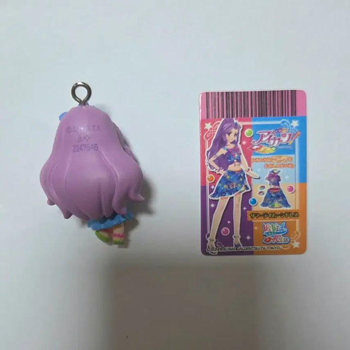 [BUNJANG] Aikatsu! Luna Mizuki "Summer Day Moon" Mascot Gacha Keychain / 고전 아이엠스타 아이카츠 루나 미즈키 써머 데이문 마스코트 가챠 키링