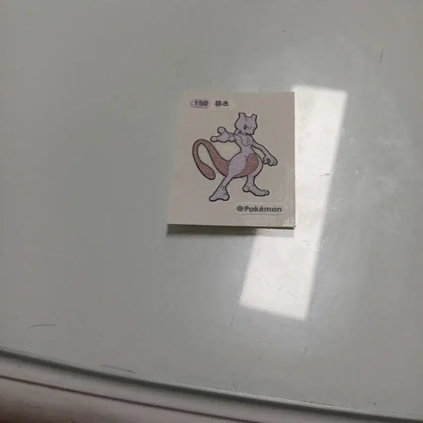 [BUNJANG] Mewtwo Pokemon Sticker / 포켓몬 띠부씰 뮤츠