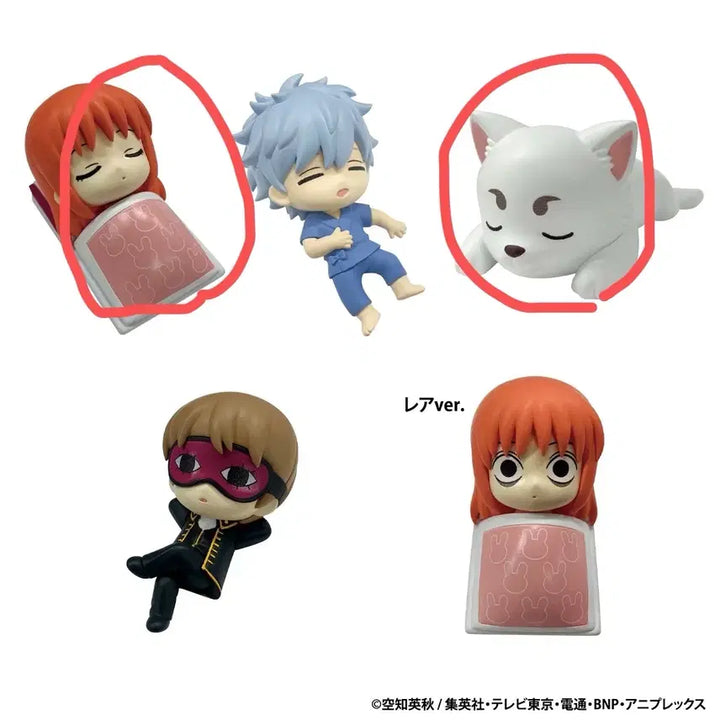 [BUNJANG] Gintama Kagura &amp; Sadaharu Nemurasetai Gacha Set / 은혼 카구라+사다하루 네무라세타이 가챠 세트