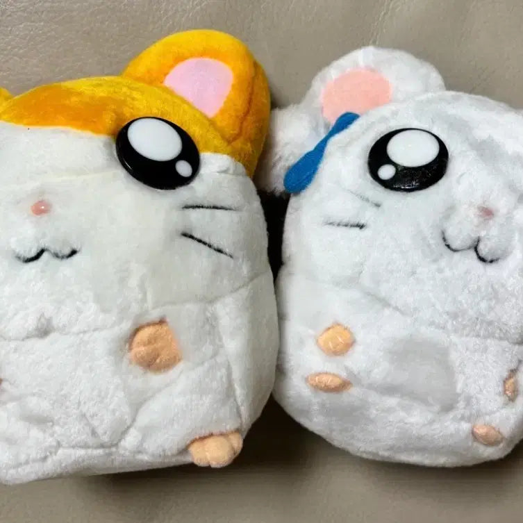 [BUNJANG] Hamtaro "Banga Banga Hamtori" Ribbon &amp; Hamtaro Vintage Dolls Set / 고전 방가방가 햄토리 리본 인형 빈티지