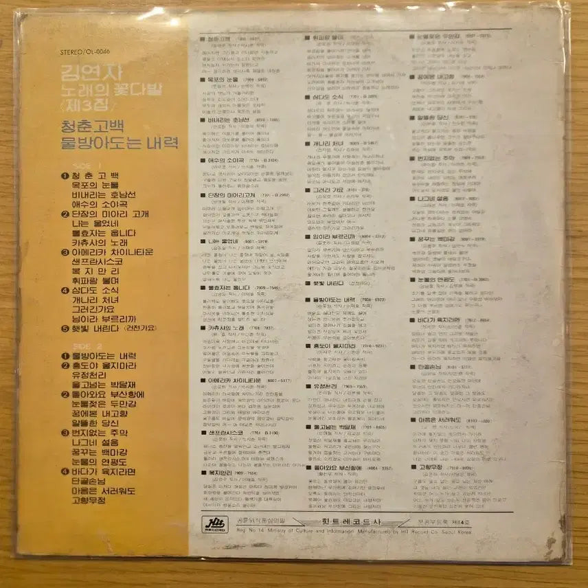 [BUNJANG] Kim Yeon Ja LP / 김연자 lp