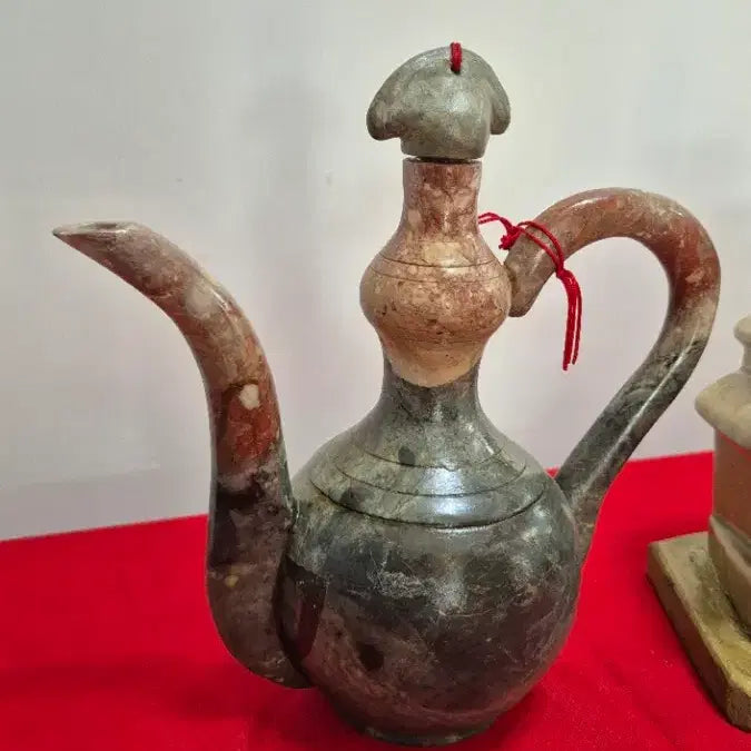 [BUNJANG] Hanamok Teapot &amp; Ceramic Gabled House / 해남옥 주전자 , 도자기 기와집