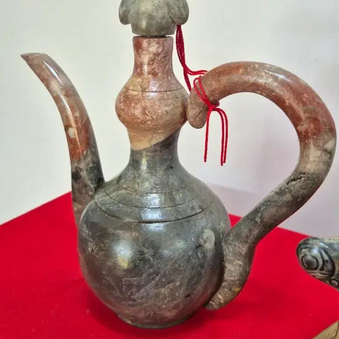 [BUNJANG] Hanamok Teapot &amp; Ceramic Gabled House / 해남옥 주전자 , 도자기 기와집