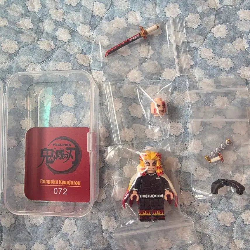 [BUNJANG] Feelings Demon Slayer Rengoku Custom Minifigure / 필링스 귀칼 렌코쿠 레고 커스텀 미니피규어 판매합니다.