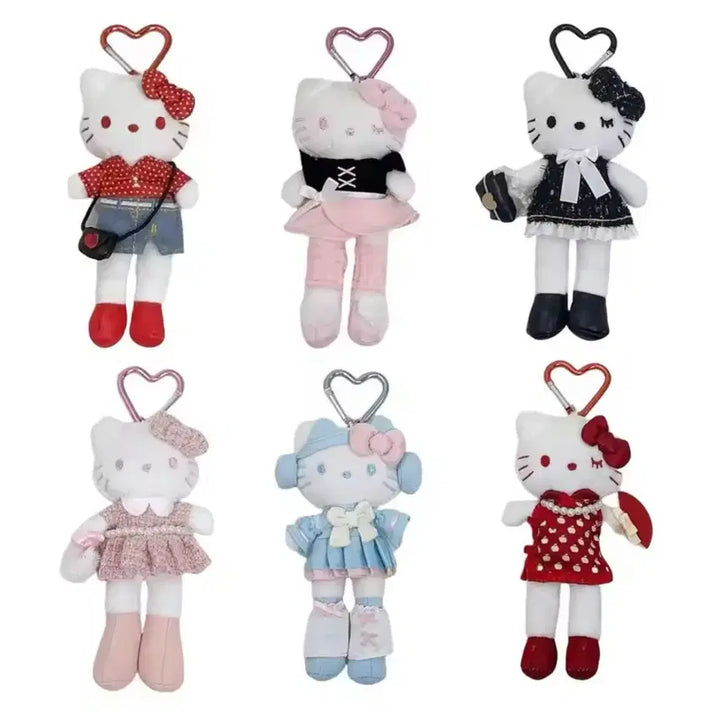 [BUNJANG] Sanrio Hello Kitty Long Leg Plush Keychain / 산리오 헬로키티 롱다리 인형 키링 새제품