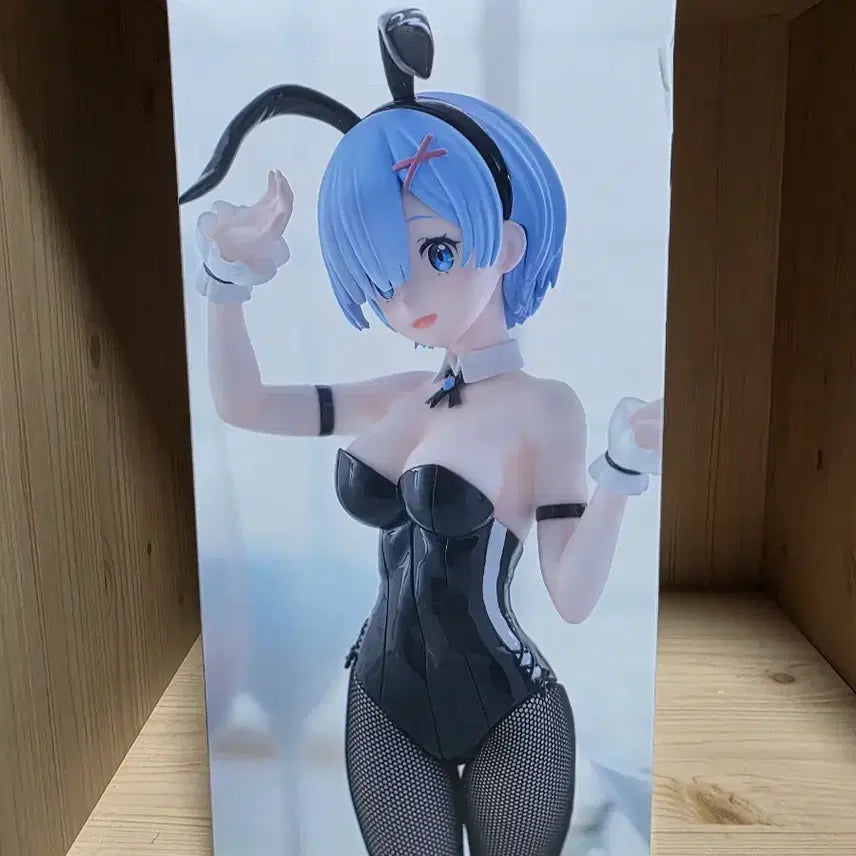 [BUNJANG] FURYU Re:ZERO Rem Bicute Bunnies Bunny Girl Figure / 후류 Re: 제로 리제로 bicute bunnies 렘 바니걸 피규어
