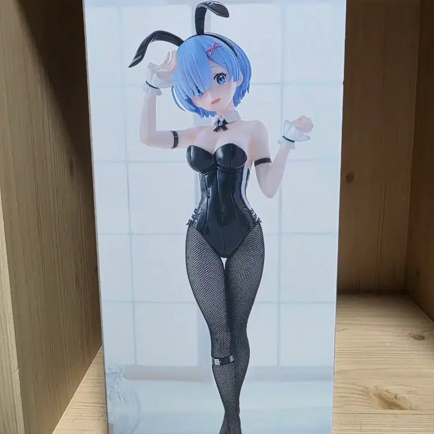 [BUNJANG] FURYU Re:ZERO Rem Bicute Bunnies Bunny Girl Figure / 후류 Re: 제로 리제로 bicute bunnies 렘 바니걸 피규어