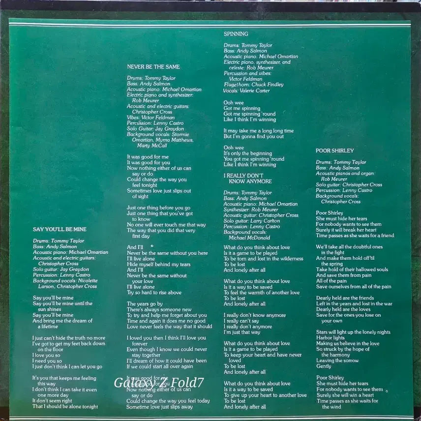[BUNJANG] Christopher Cross BA-650 1979 Japanese Pressing LP Record / BA-650. 크리스토퍼 크로스 앨범 LP음반.