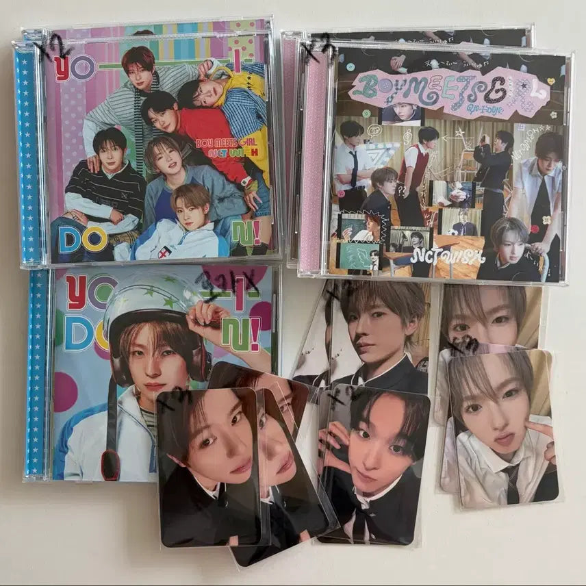 [BUNJANG] NCT WISH Wish Lucky Draw Serial Excluded Sealed Album Photocard Mumo Lucky Draw / 엔시티 위시 요이돈 요이동 보밋걸 시리얼 제외 미개봉 앨범 포카 무모샵 특전 양도