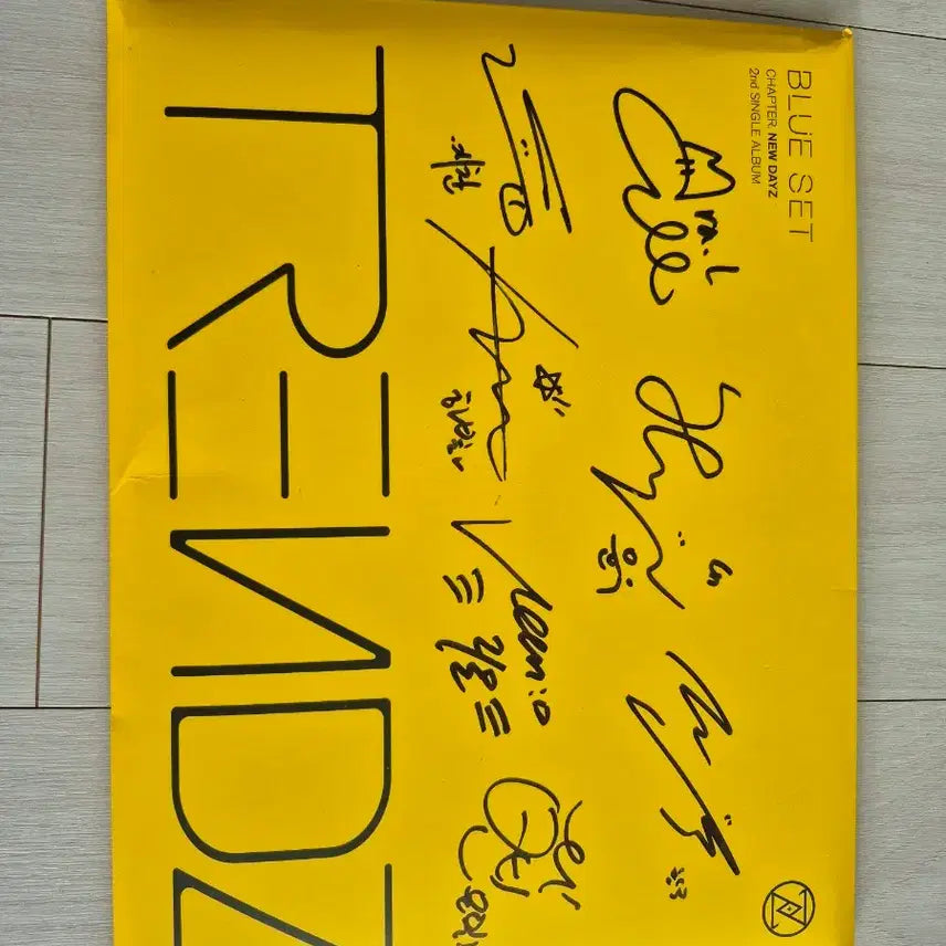 [BUNJANG] TRENDZ 2nd Single Album BLUE SET Signed CD / 친필사인 트렌드지 BLUE SET 2nd Single Album cd