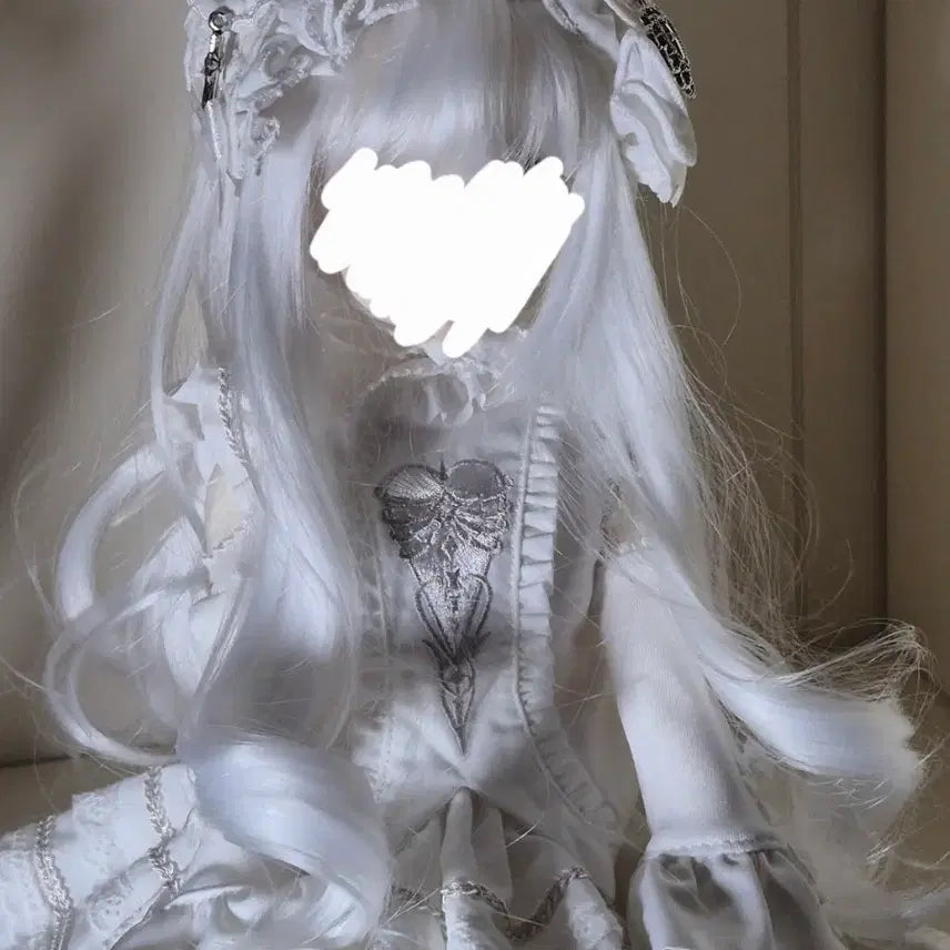 [BUNJANG] MSD BJD Custom White Outfit / mdd msd 의상 구체관절인형