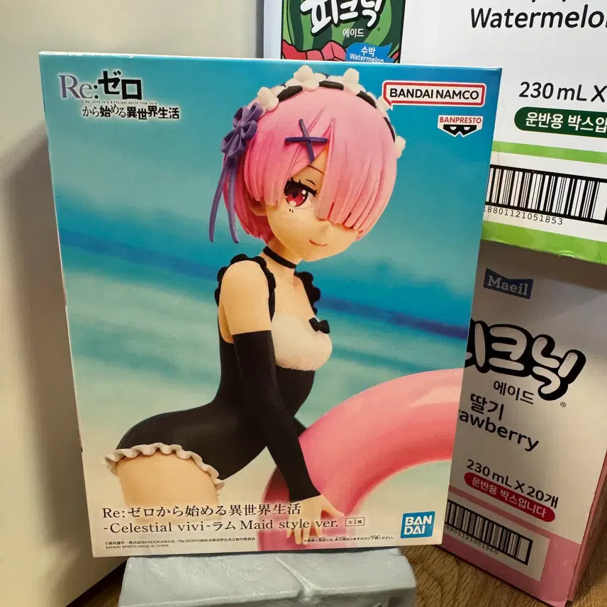 [BUNJANG] Re:Zero Ram Swimsuit Maid Figure (Sealed) / [미개봉] 리제로부터시작하는이세계생활 수영복 메이드 람 피규어