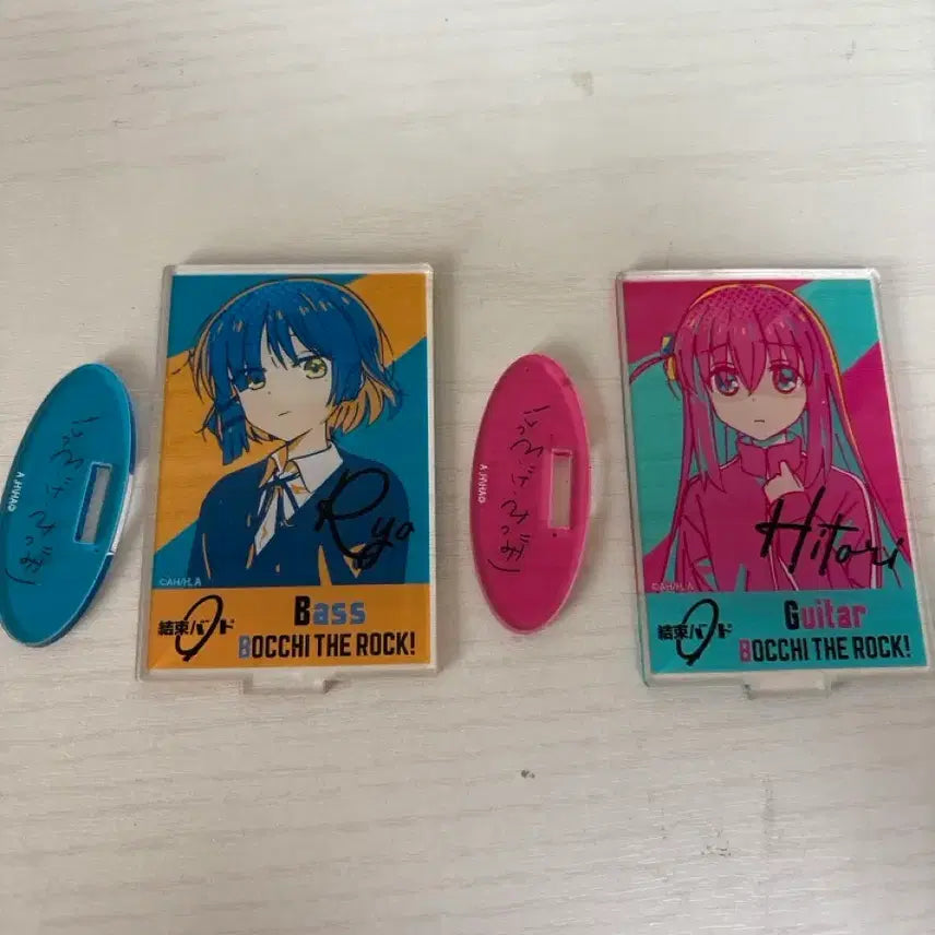 [BUNJANG] Bocchi the Rock! Acrylic Stand Bundle Set - Hitori, Ryo / 일괄)봇치더락 아크릴 스탠드 히토리 료