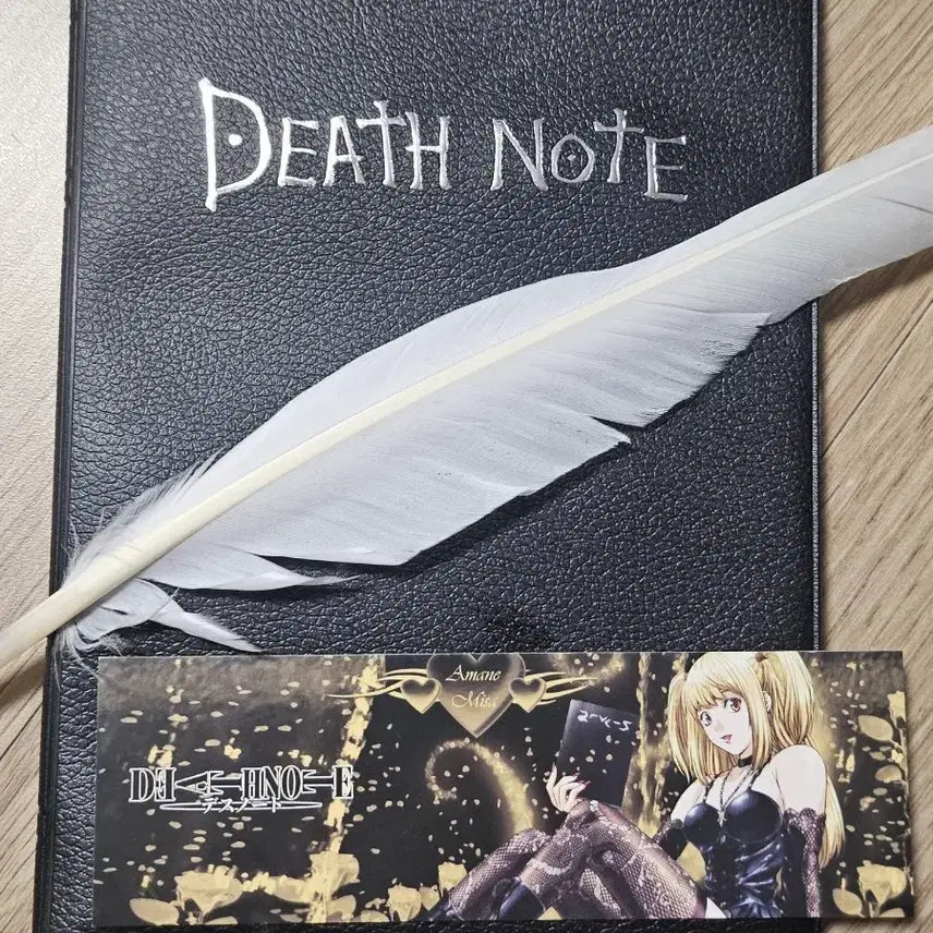 [BUNJANG] Death Note Notebook &amp; Misa Bookmark Set / 데스노트 노트 | 미사미사 책갈피 미사용